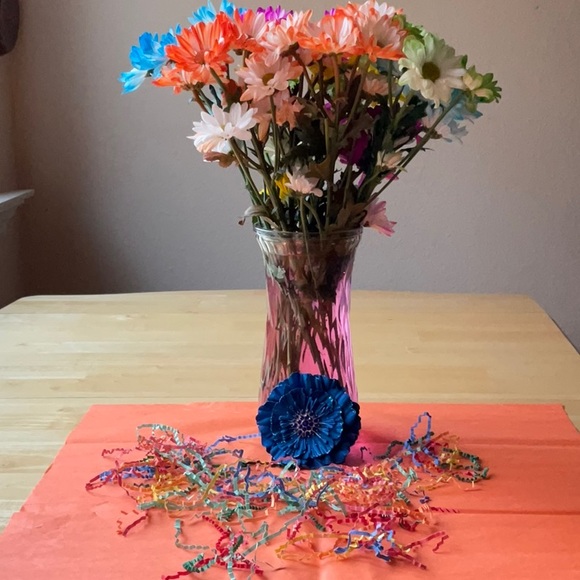 💙 TIEKS BLUE FLOWER 💙 NWOT 💙 - Picture 9 of 16